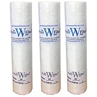 Cartuchos PP 1m- filtro de agua de sedimentos- 10&quot- 1micras (pack de 3)